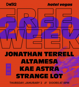 FREE WEEK: Do512 Showcase ft. Jonathan Terrell, Altamesa, Strange Lot, Kae Astra