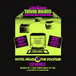 Social Distance Virtual Trivia Night - Wine & True Crime @ Hotel Vegas & The Volstead