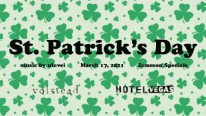 St. Patrick's Day with ulovei, Jameson & Lone Star Specials