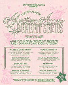 Ground Control Touring Presents: Third Annual Abortion Access Benefit Series ft. Font, Good Looks, Hannah-man, I Wear Your Chain, Nuclear Daisies, Sun June, Touch Girl Apple Blossom