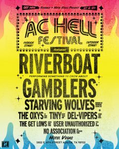 Resound & Hotel Vegas Present: AC Hell Fest Ft. Riverboat Gamblers with Starving Wolves, The Oxys, Tiny, Del-Vipers, The Get-Lows, User Unauthorized, No Association