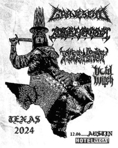 GRAVESEND (NYC), SKELETON, FLESHROT, VOID WITCH