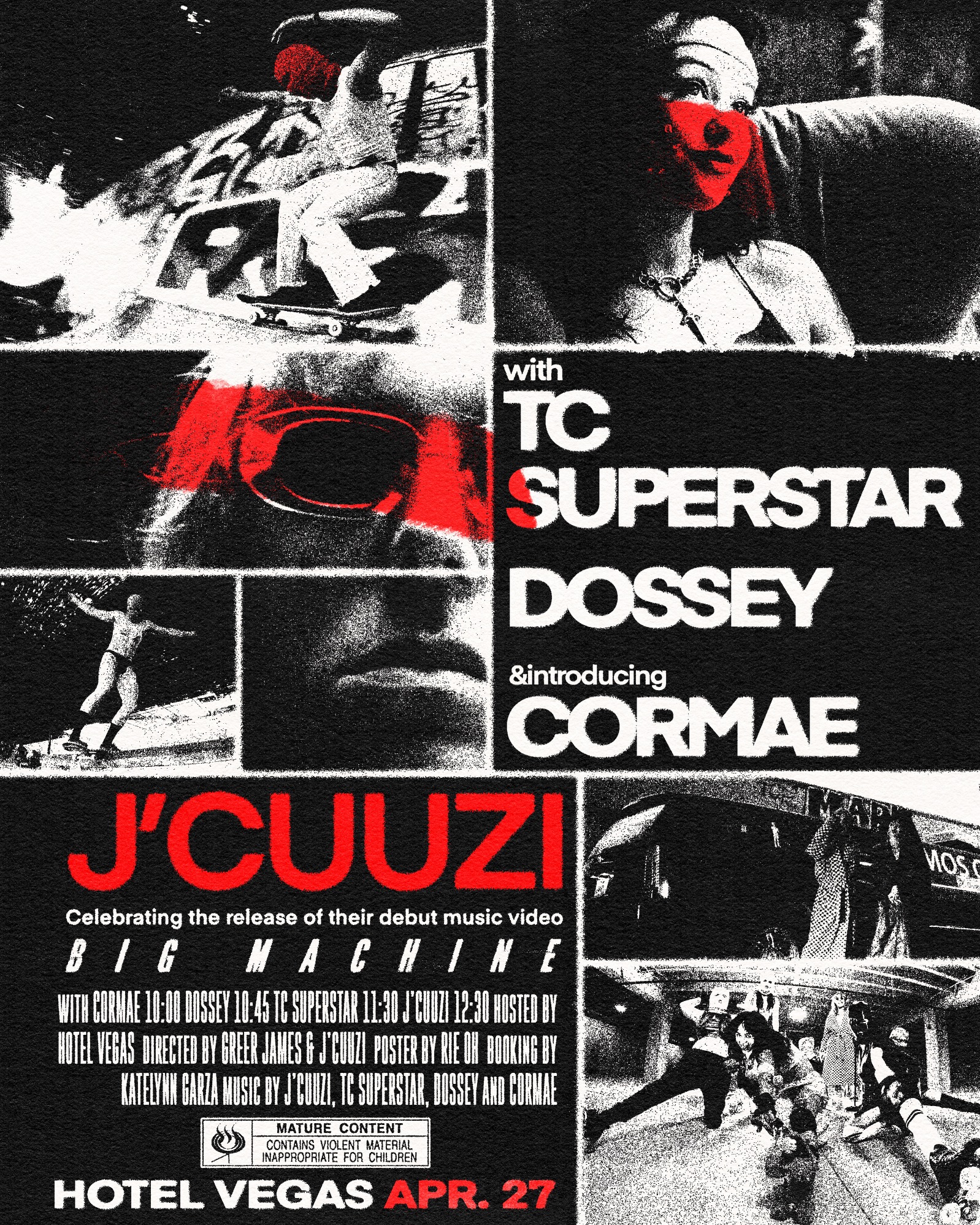 J'CUUZI (Big Machine Music Video Release) with TC Superstar, Dossey, CorMae