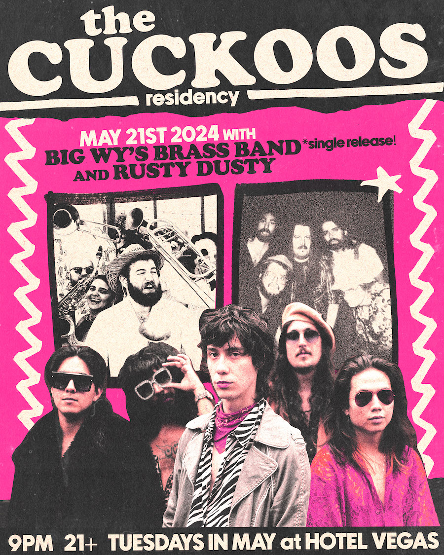 The Cuckoos (Residency) with Big Wy's Brass Band (Single Release) & Rusty Dusty