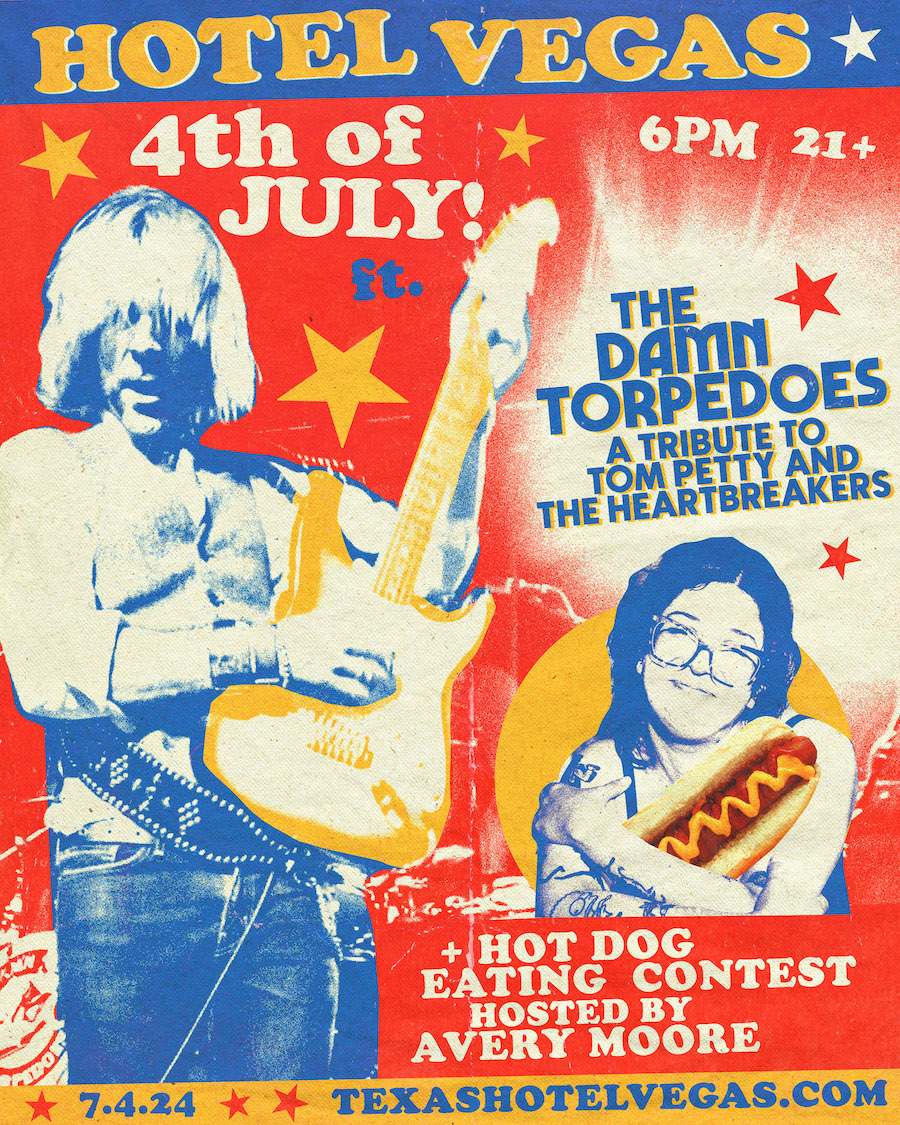 4th of July ft. The Damn Torpedoes - a Tribute to Tom Petty and the Heartbreakers + Hot Dog Eating Contest Hosted by Avery Moore