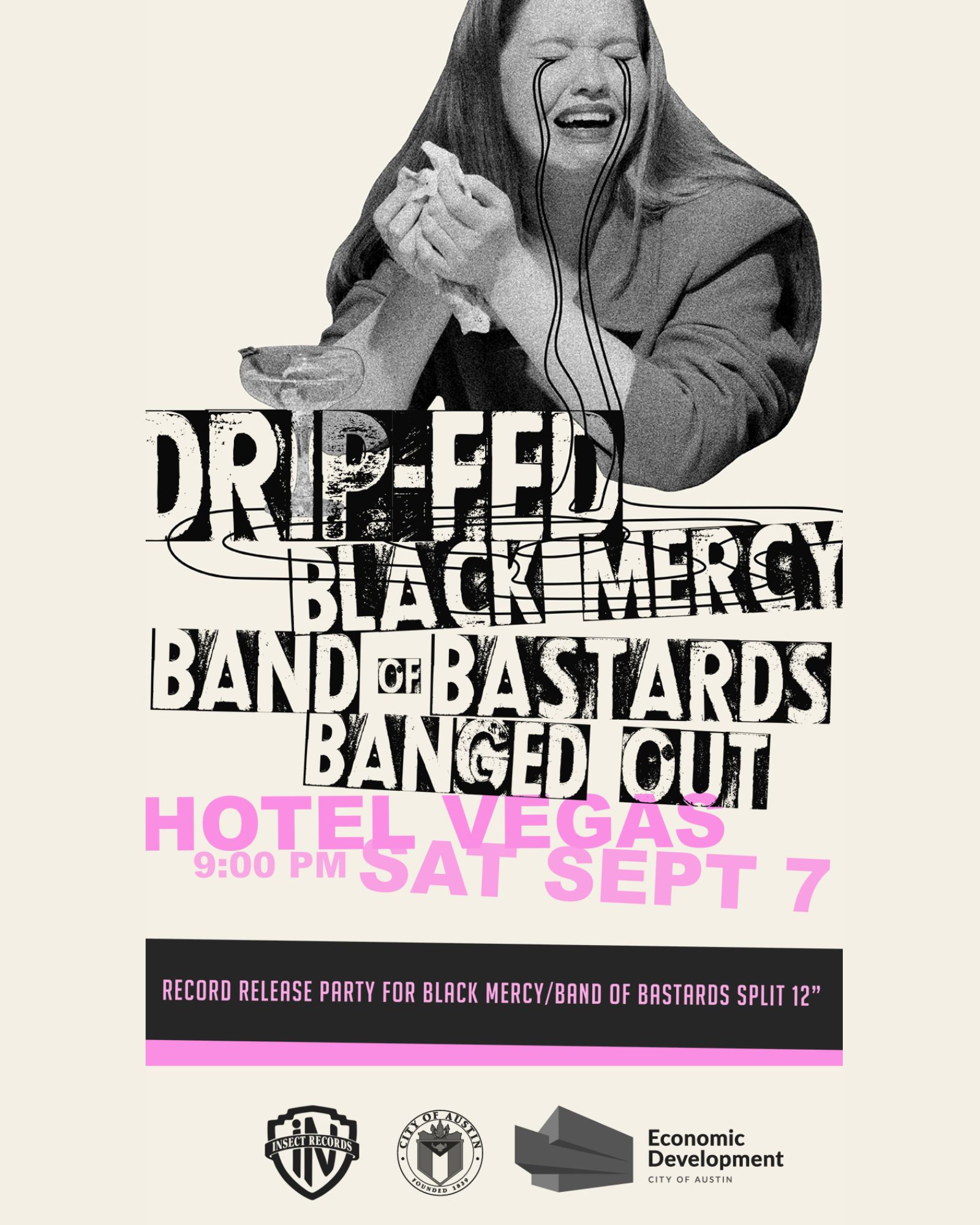 Black Mercy x Band of Bastards Record Release Party for Split 12" w/ Drip Fed & Banged Out