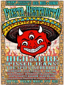 J's 20th Anniversary of Fiesta Destructo ft. High on Fire, Pissed Jeans, The Spits, Surfbort & More!