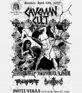 Caveman Cult, Siege Column, Abysmal Lord, Sacrocurse, Trench Warfare + Punk & Metal Market