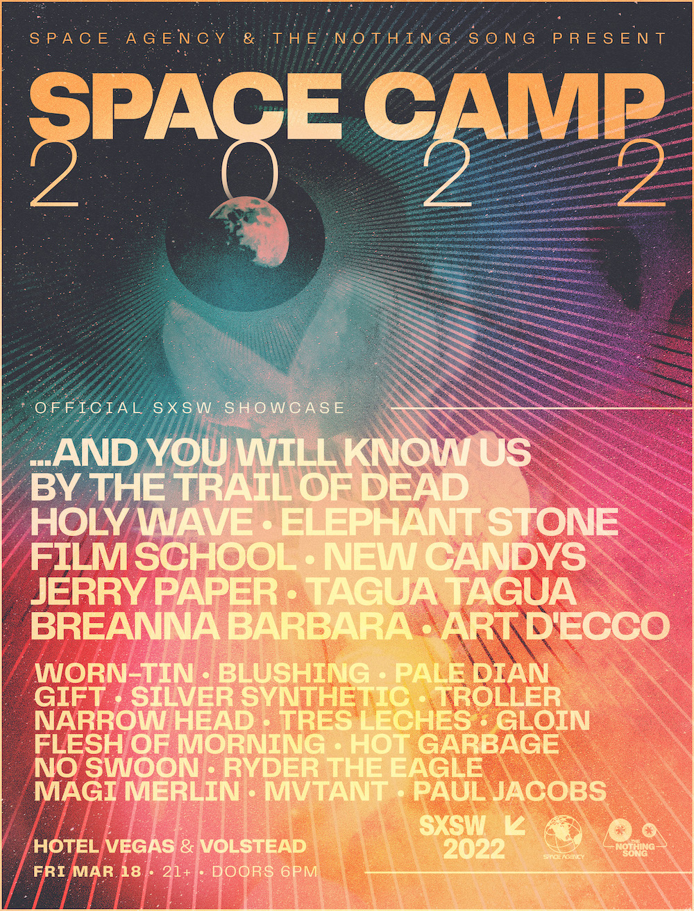 SPACE CAMP Official SXSW Showcase ft. Trail of Dead Holy Wave