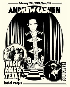 Andrew Cashen, Magic Rockers Of Texas, Katacombs