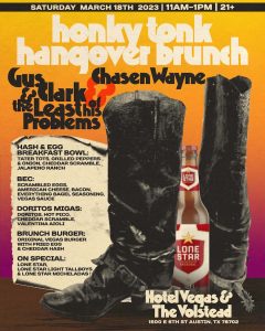 Honky Tonk Hangover Brunch Ft. Honky Tonk Machine (Chasen Wayne) + Gus Clark & The Least Of His Problems