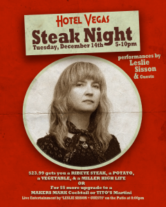 Honky Tonk Steak Night ft. Leslie Sisson & ACC Music Student Guests