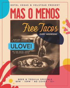 MAS O MENOS - Free Spicy Tacos With ulovei