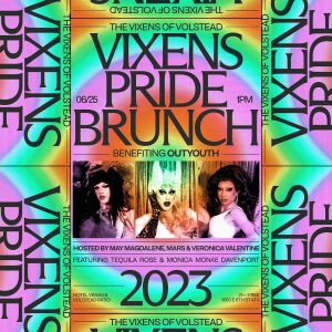 Vixens of Volstead Drag Brunch: PRIDE Edition benefiting Out Youth @ Volstead Lounge