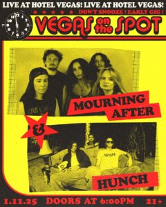 VEGAS ON THE SPOT: mourning after & hunch