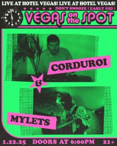 VEGAS ON THE SPOT: corduroi & Mylets