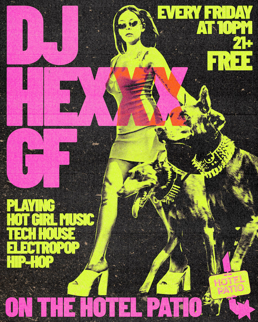 DJ HEXXX GF on the Hotel Patio! @ Hotel Vegas