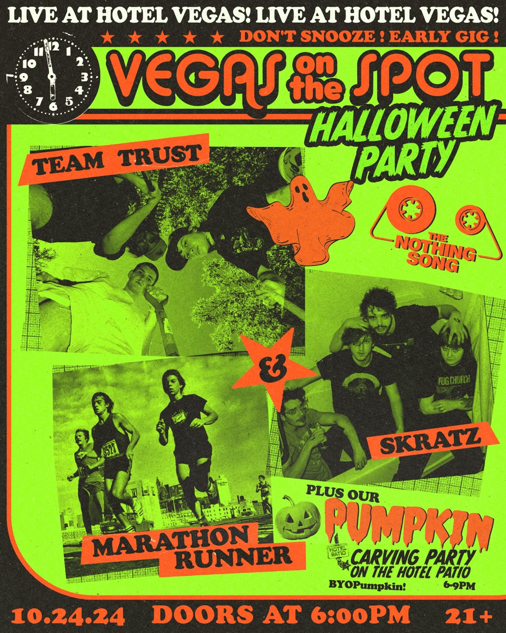 The Nothing Song Presents: VEGAS ON THE SPOT Halloween Party ft. Team Trust, SKRATZ, Marathon Runner + Pumpkin Carving