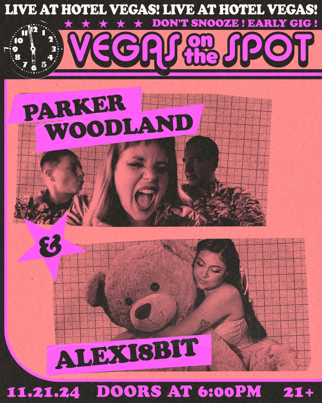 VEGAS ON THE SPOT: Parker Woodland & alexi8bit