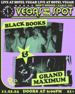 The Nothing Song Presents: VEGAS ON THE SPOT ft. Black Books & Grand Maximum