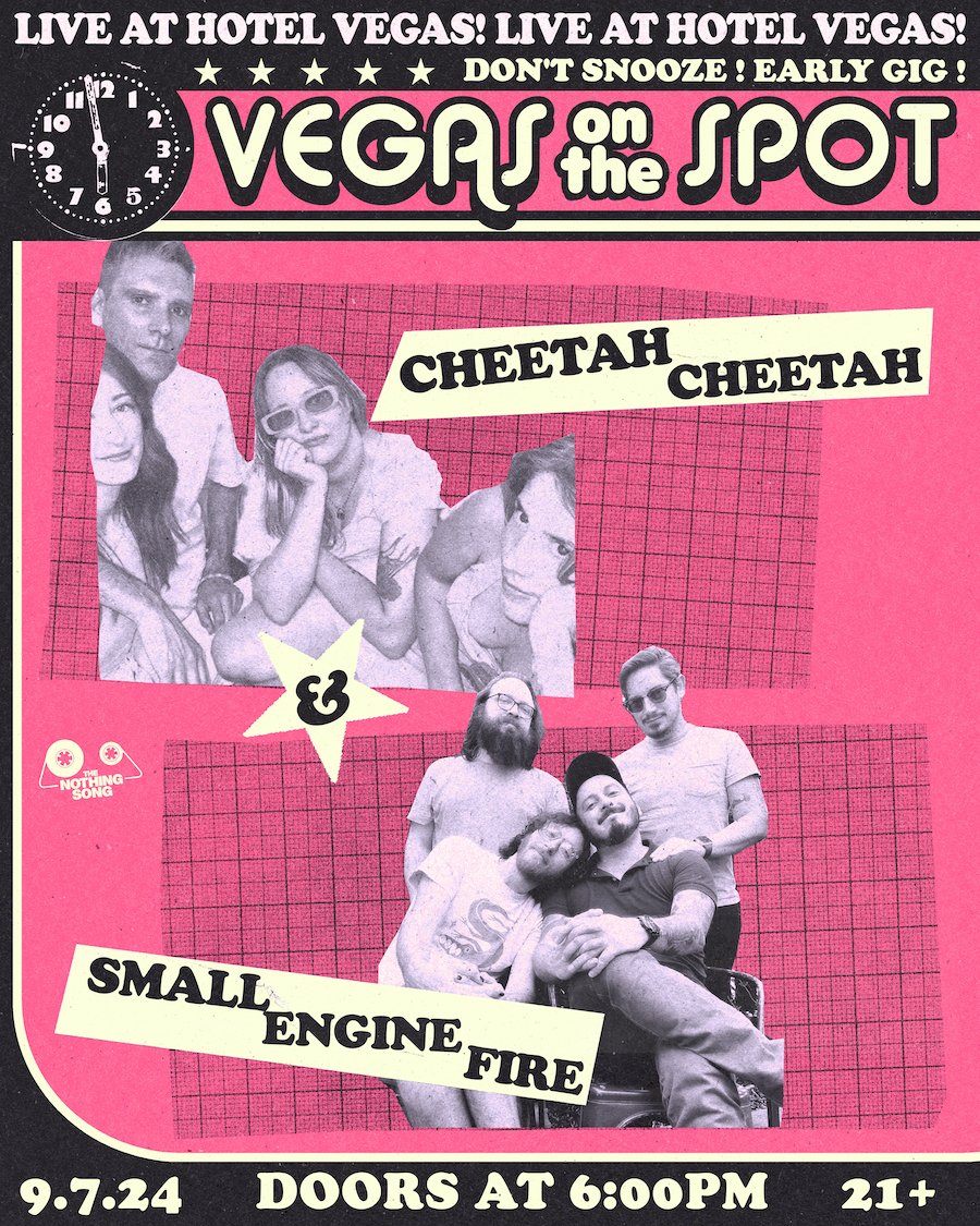 VEGAS ON THE SPOT: Cheetah Cheetah & Small Engine Fire