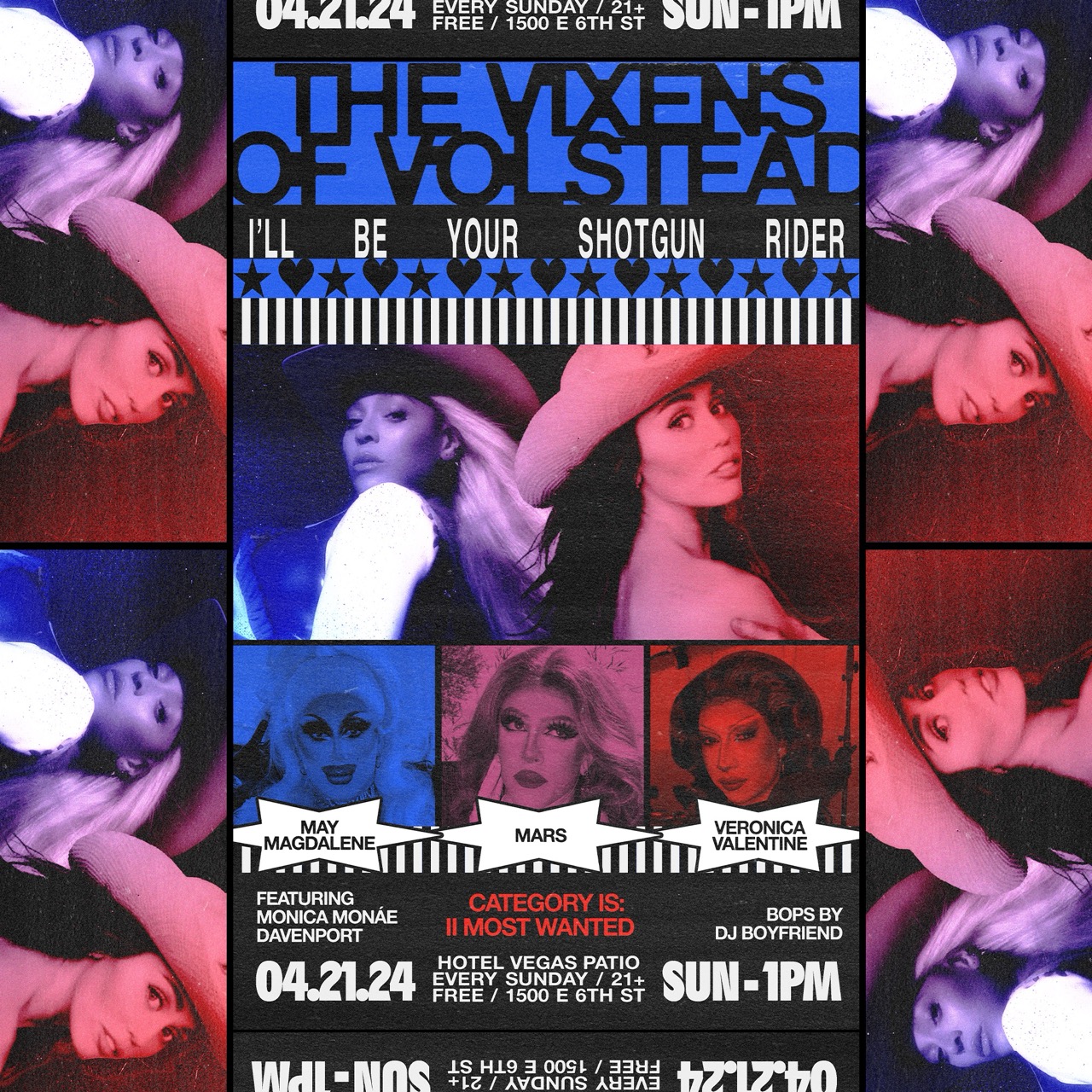 Vixens Of Volstead II MOST WANTED Brunch: Beyonce + Miley @ Hotel Vegas & Volstead Lounge