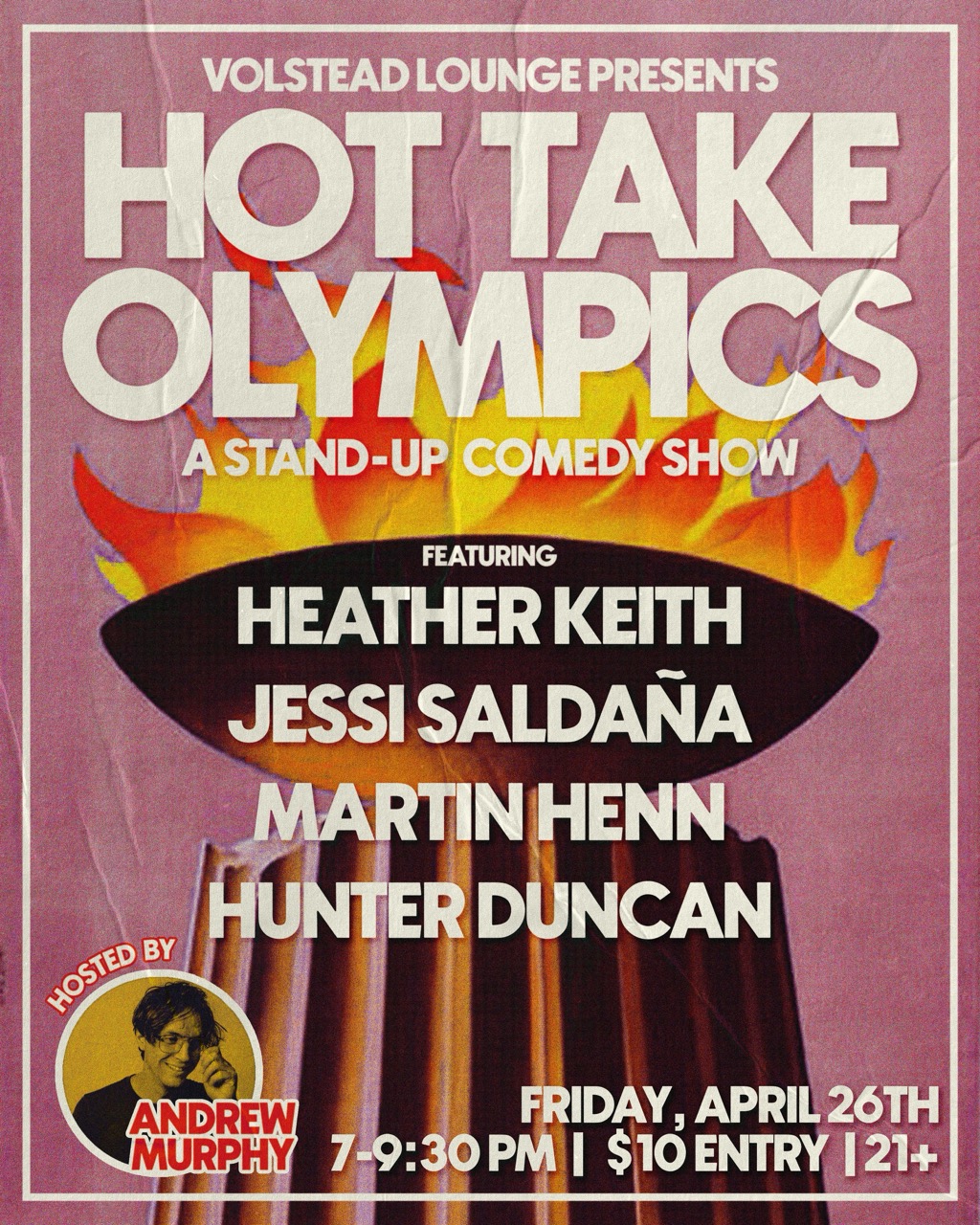Hot Take Olympics: A Standup Comedy Show @ Volstead Lounge