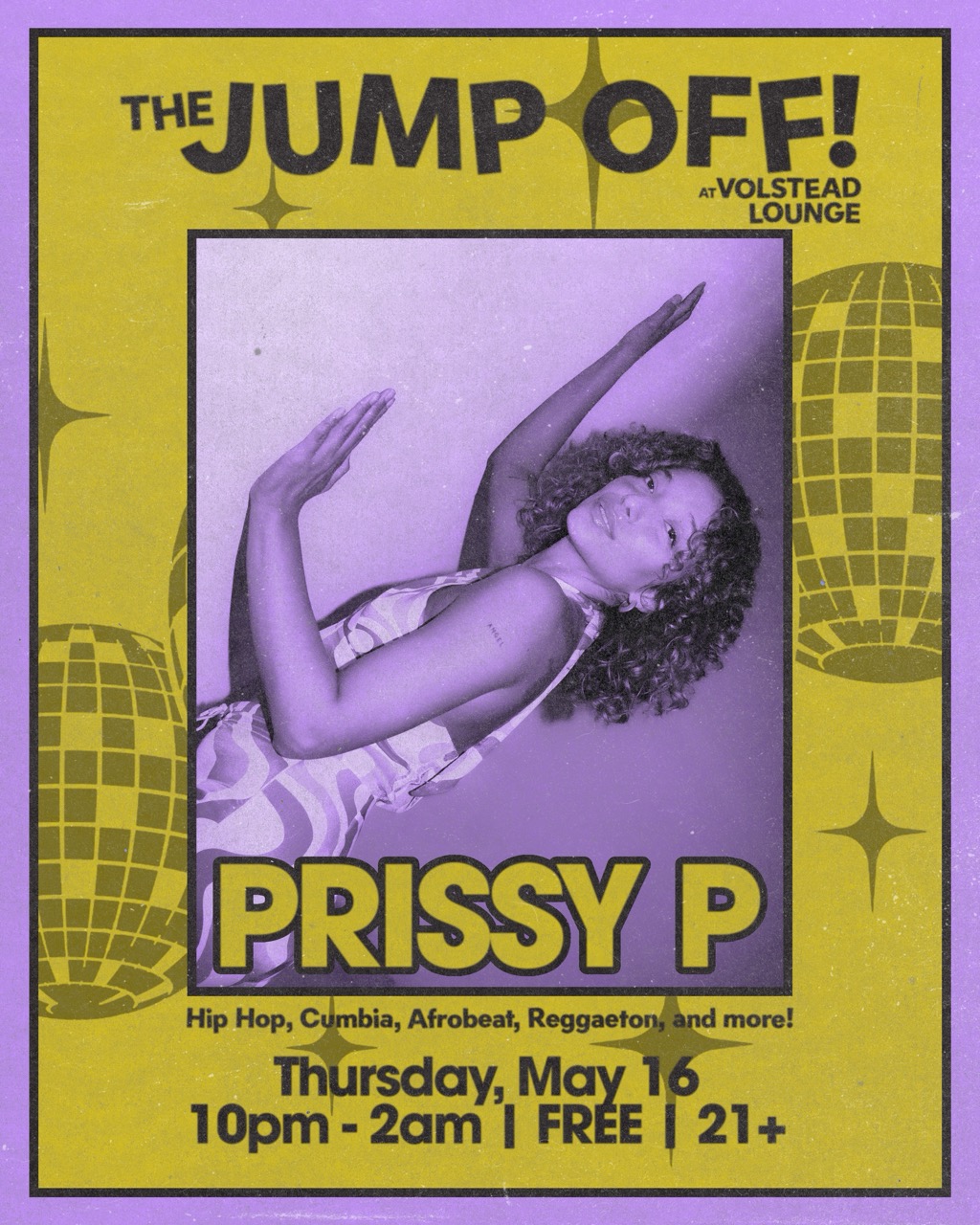 The Jump Off! with Prissy P @ Volstead Lounge