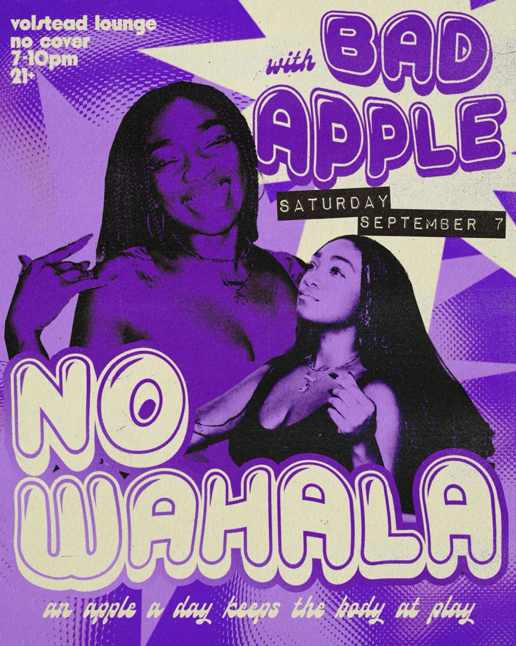 No Wahala with Bad Apple @ Volstead Lounge