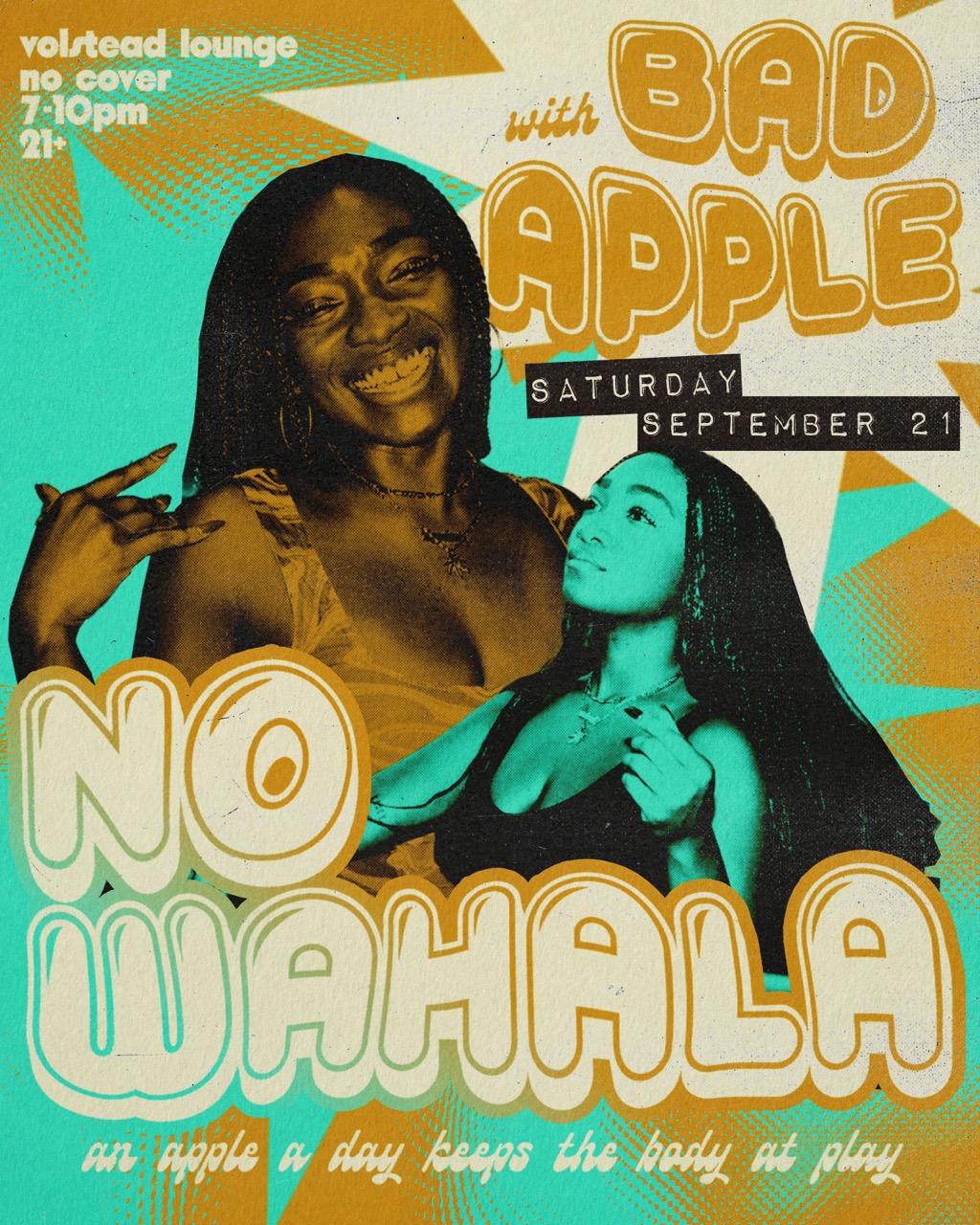 No Wahala with Bad Apple @ Volstead Lounge