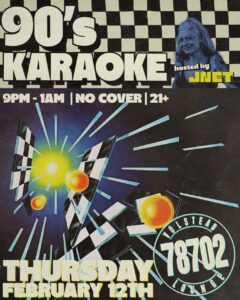 90's Karaoke hosted by Jeannette @ Volstead Lounge