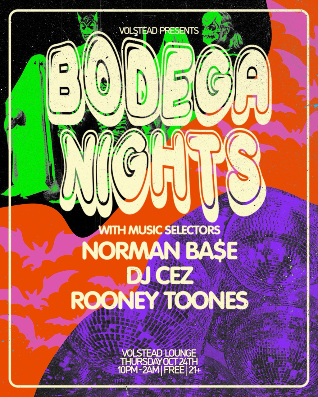 Bodega Nights with Norman Ba$e, DJ Cez & Rooney Toones