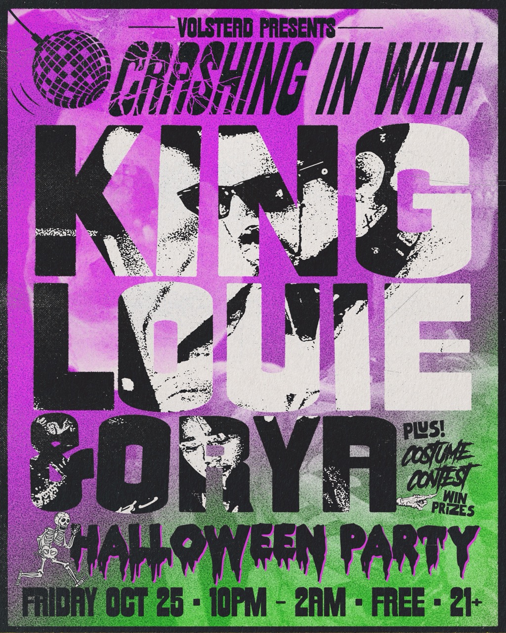 Crashing in with King Louie: Halloween Edition @ Volstead Lounge