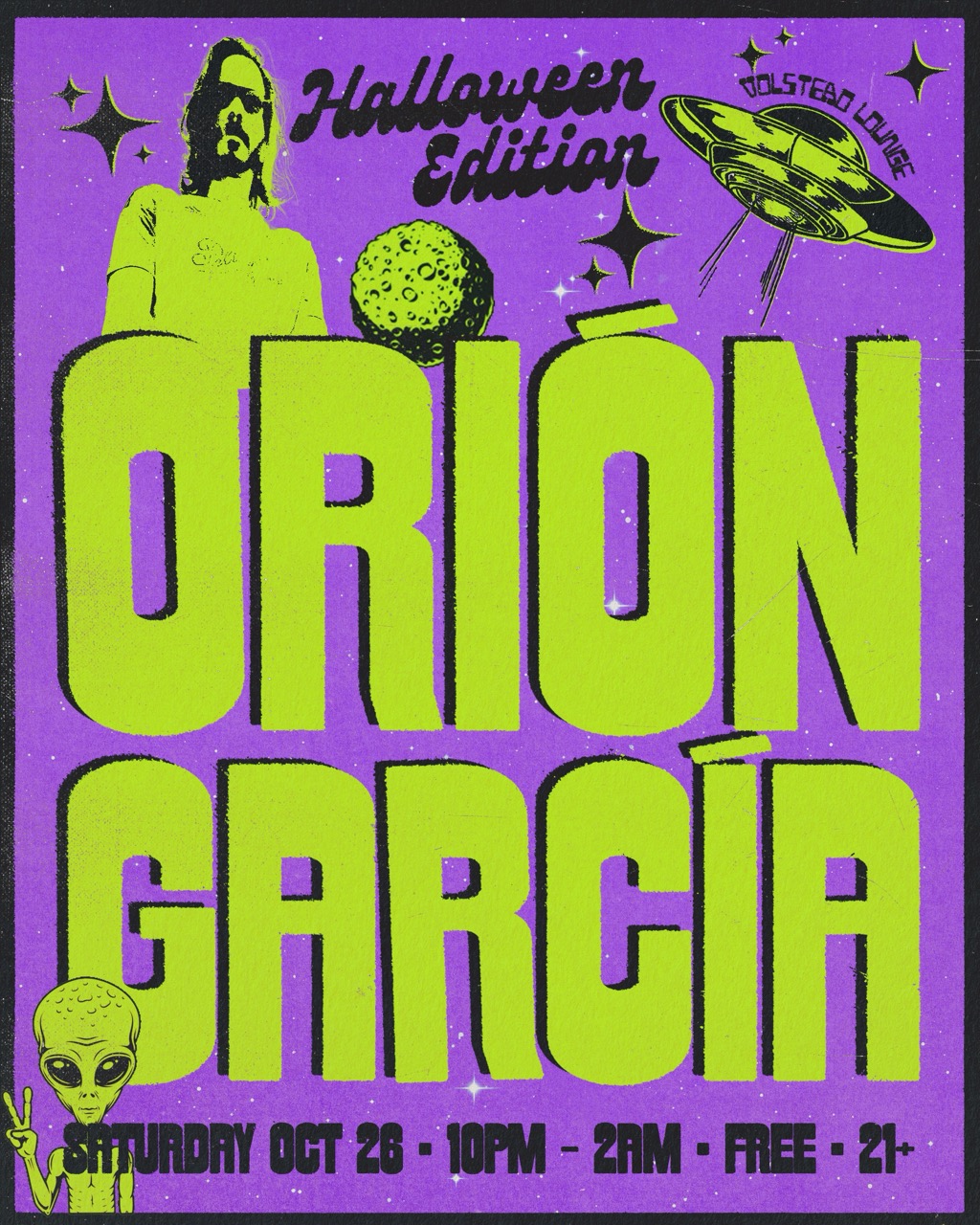 Orión García: Intergalactic Halloween @ Volstead Lounge